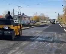 В Усолье-Сибирском продолжается реализация нацпроекта “Безопасные качественные дороги„. 